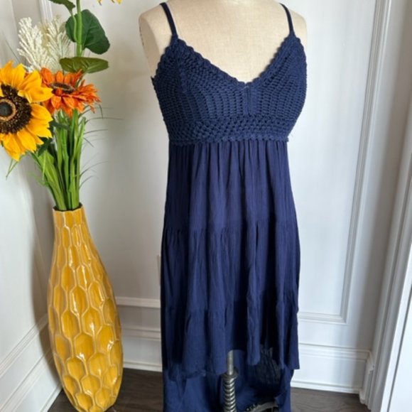 Indulge in Style Crotchet High low Dress - Picture 2 of 15